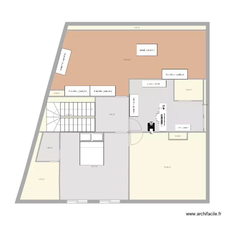 LABBEY Etage. Plan de LABBEY Etage. Plan de