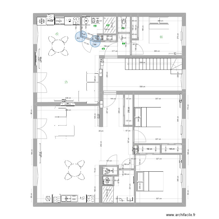 corcieux 1er Etage NOUVEAU 141. Plan de 18 pièces et 125 m2