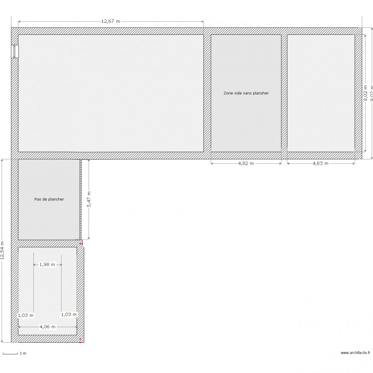 etage actuel version 4 juin. Plan de 0 pièce et 0 m2