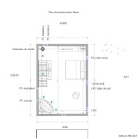 Plan électricité atelier 1er étage modif 1