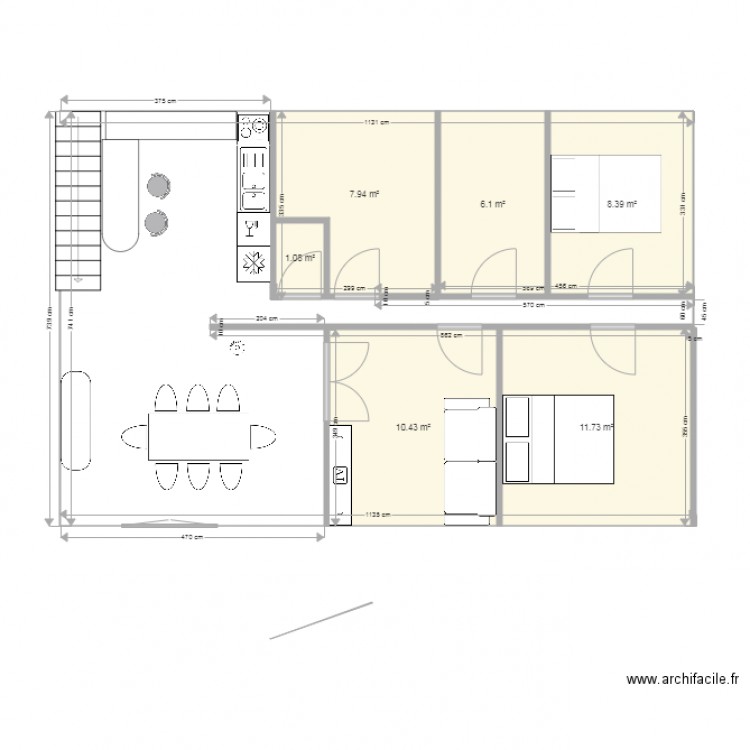 etage version2. Plan de 0 pièce et 0 m2