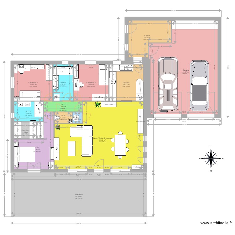 Plan future maison 1. Plan de 0 pièce et 0 m2