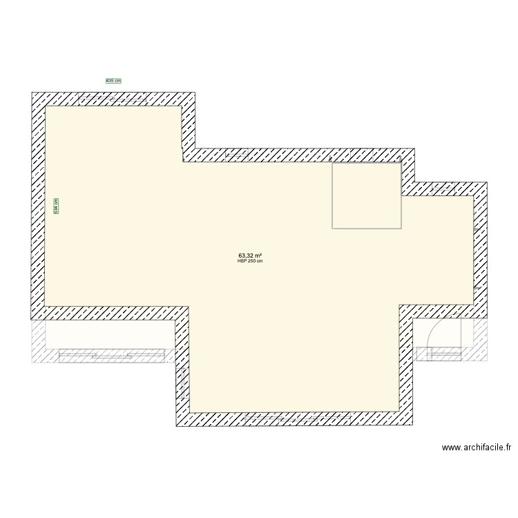 CHEVALIER 2. Plan de 6 pièces et 132 m2