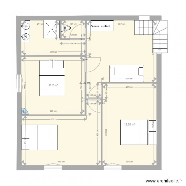 etage2. Plan de 0 pièce et 0 m2