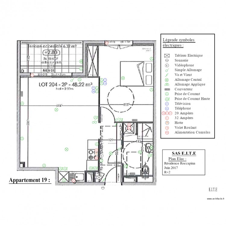 Appartement 19. Plan de 0 pièce et 0 m2