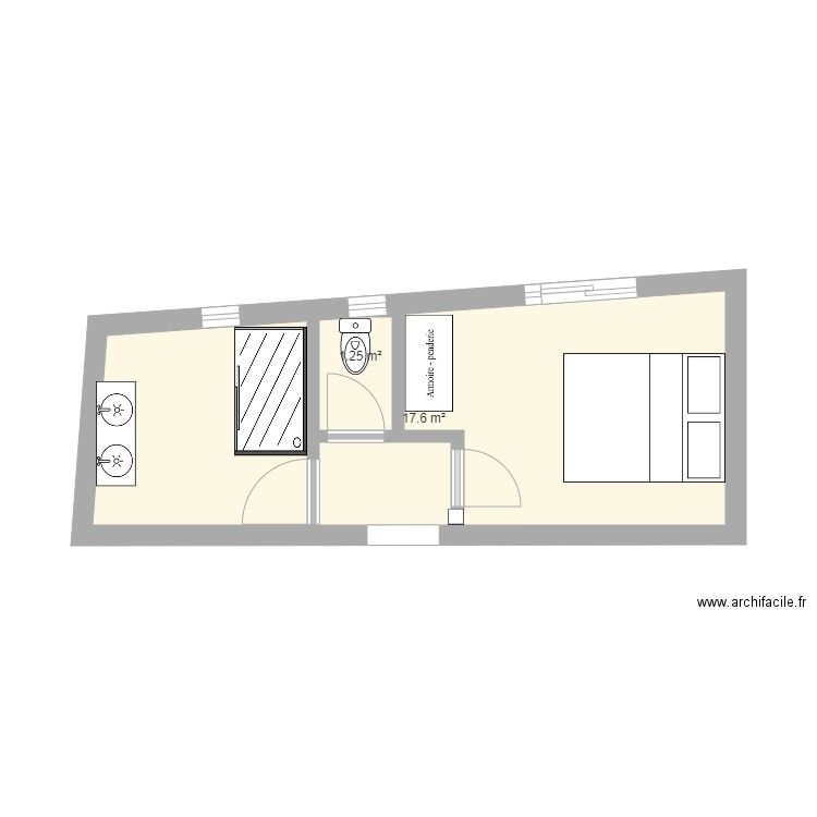 Extension Suss 1er Etage V2. Plan de 0 pièce et 0 m2