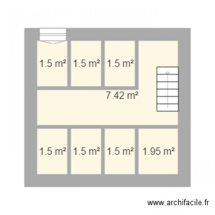Chatiere 1 etage 3. Plan de 0 pièce et 0 m2