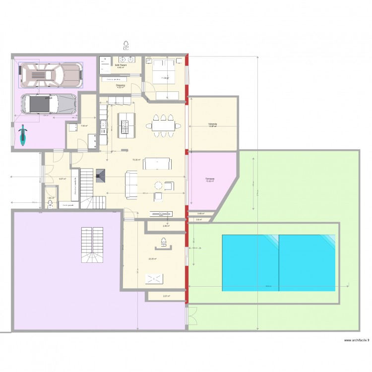 Grange SJS v12 1 étage. Plan de 0 pièce et 0 m2