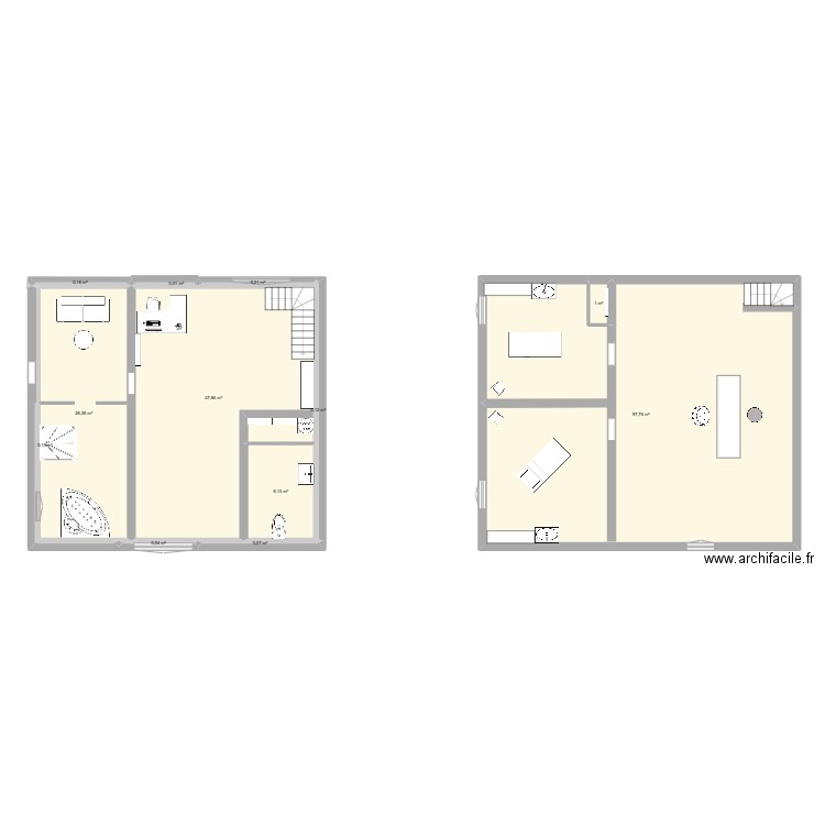 plan de l'institut . Plan de 12 pièces et 184 m2