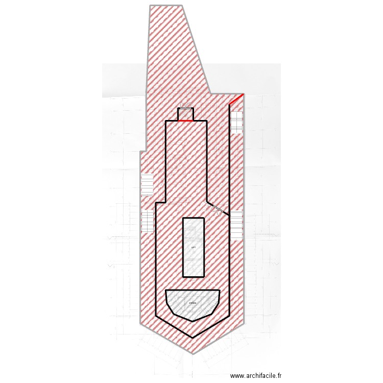 Implant Sphinx Observatory Rep Public 5. Plan de 5 pièces et 1019 m2
