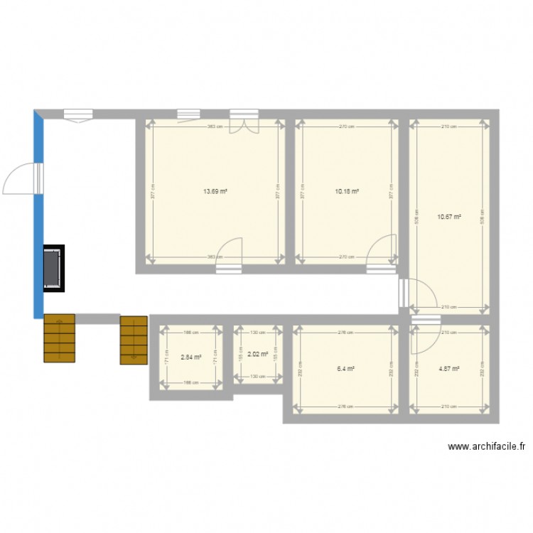 tracastel etage 1. Plan de 0 pièce et 0 m2