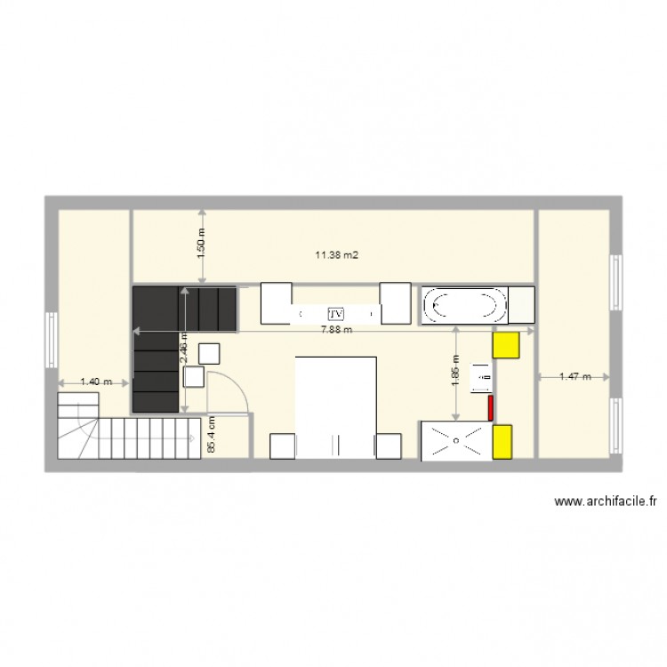 norges etage 2 version 6. Plan de 0 pièce et 0 m2