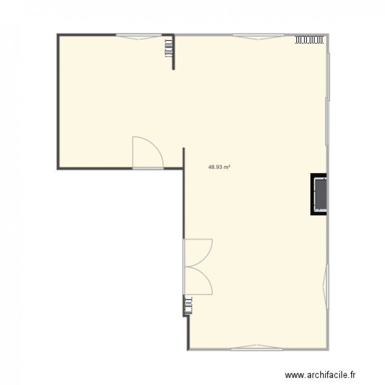 Maison Amboise RDC. Plan de 0 pièce et 0 m2