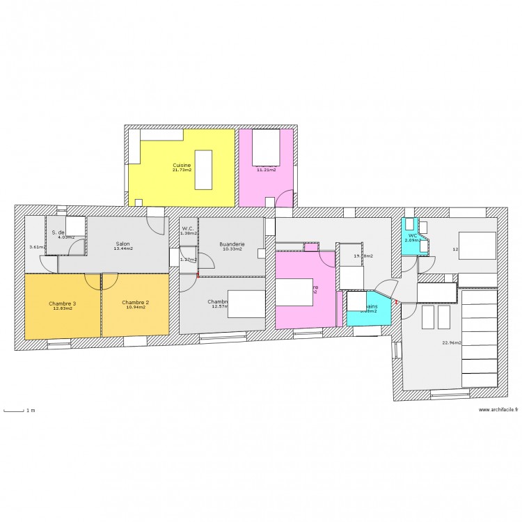 Chamberthaud 1er Etage Projet 7. Plan de 0 pièce et 0 m2