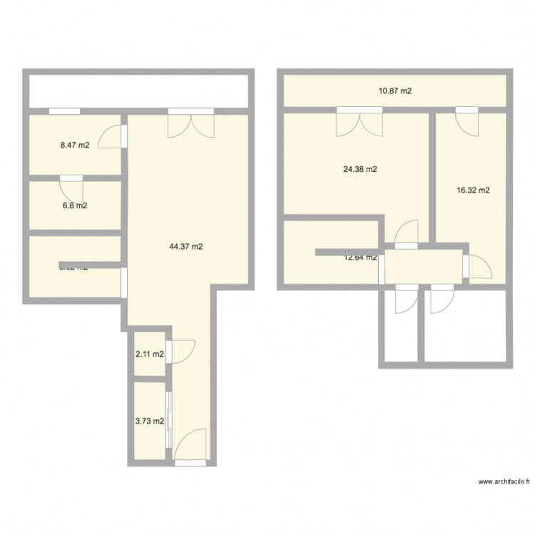 appartement T4 rdc. Plan de 0 pièce et 0 m2