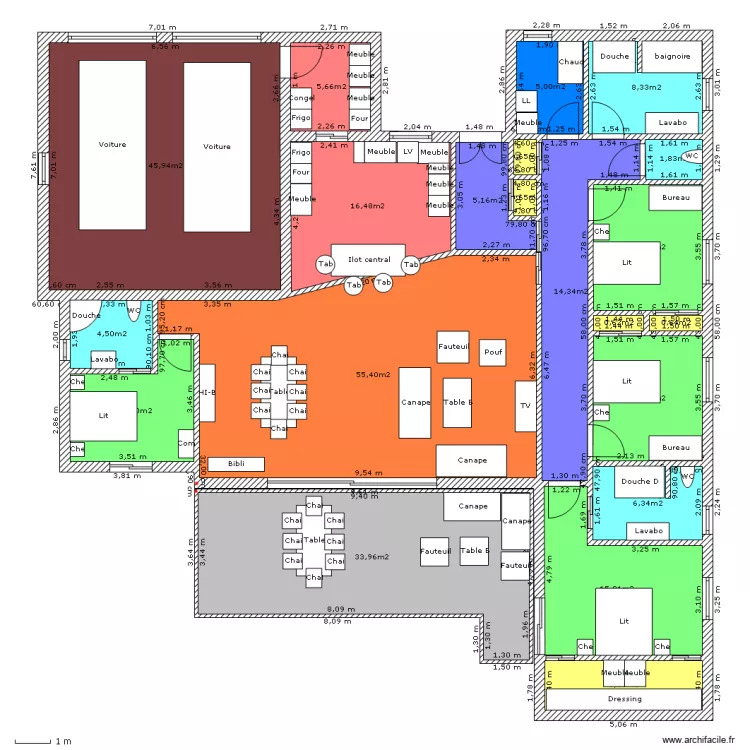 Maison 4. Plan de Maison 4. Plan de
