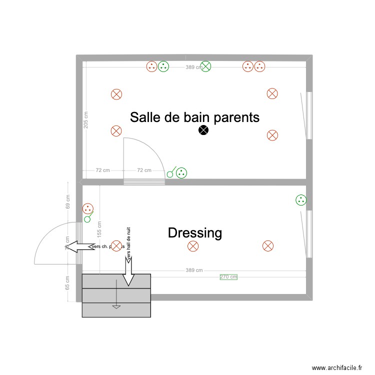 Maison Aische - Sdb & Dressing - Elec.. Plan de 0 pièce et 0 m2