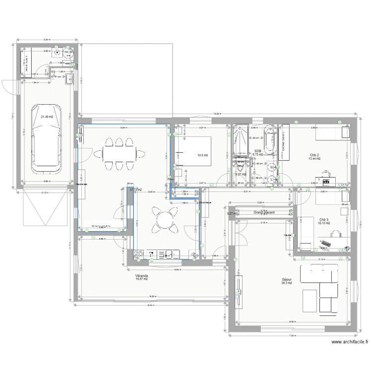 Version du 17 aout 2016 Garage. Plan de 0 pièce et 0 m2