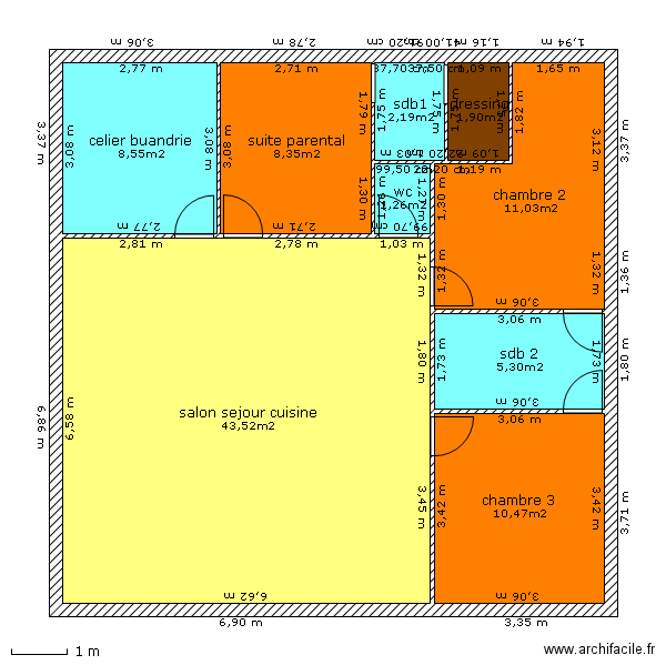 Plan De Maison Plein Pied