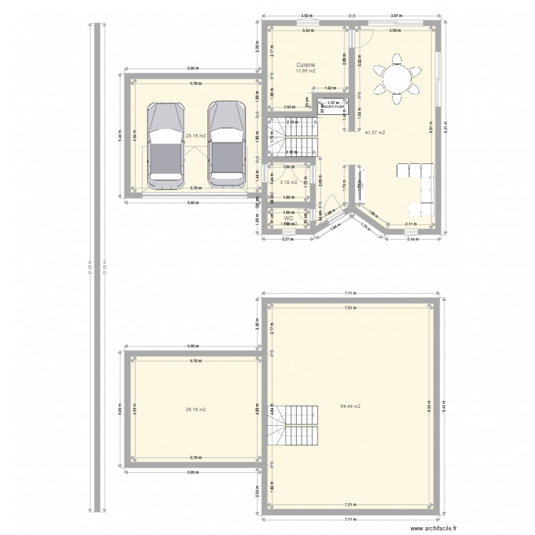 Maison WEITEL v2. Plan de 0 pièce et 0 m2