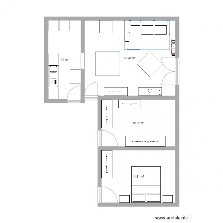 Plan résidence St Roch. Plan de 0 pièce et 0 m2