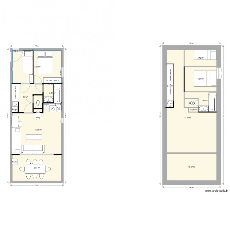appartement marinette 0. Plan de 0 pièce et 0 m2