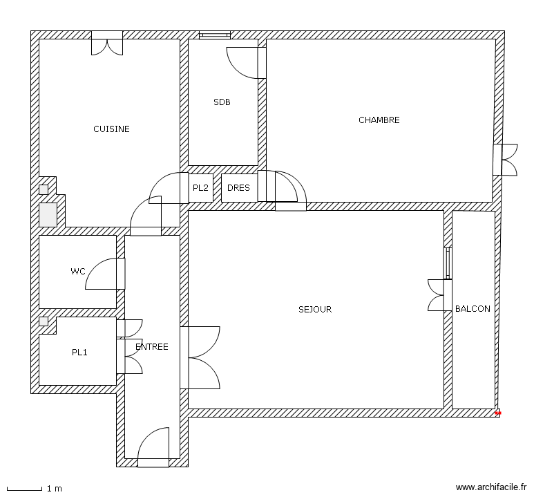 2 RUE DE LA TOUR. Plan de 13 pièces et 130 m2