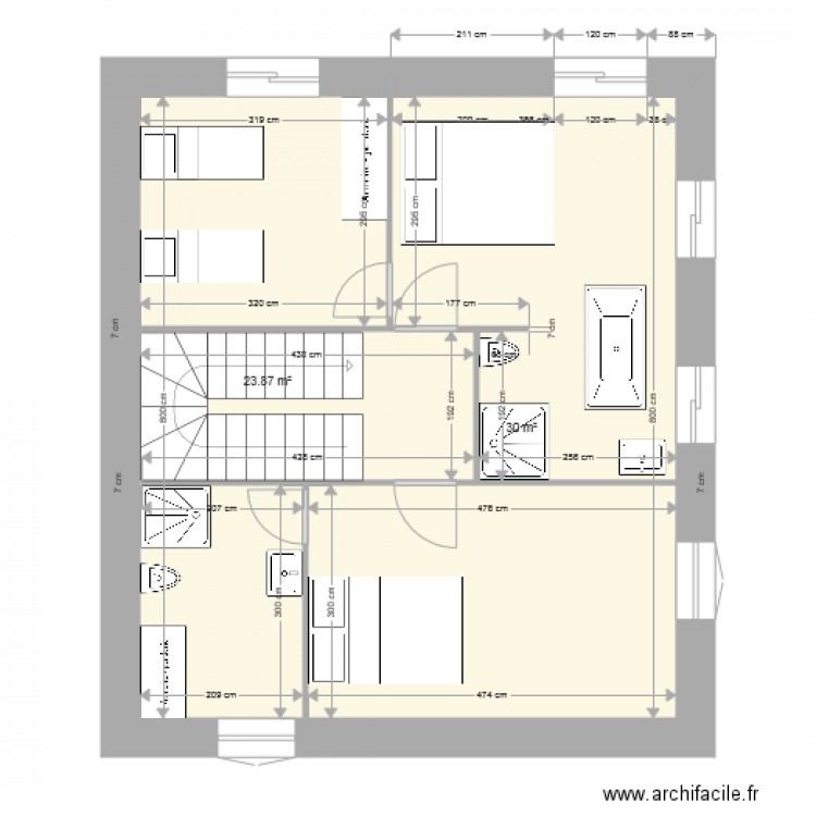 Villa Marthe. Plan de 0 pièce et 0 m2