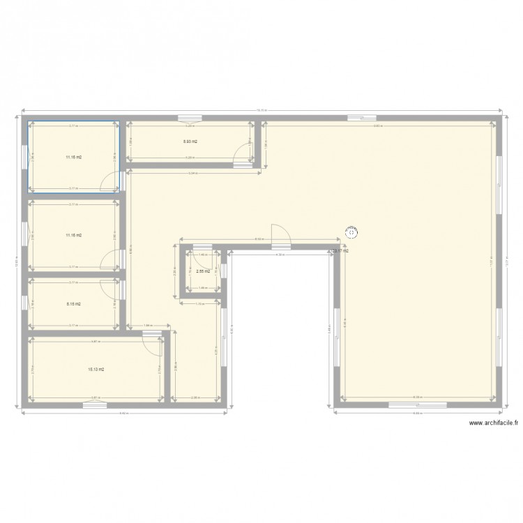 Maison Patio 150 M2. Plan de 0 pièce et 0 m2