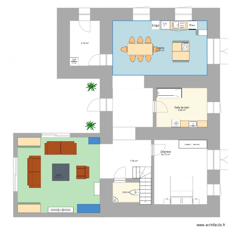 Maison2. Plan de 0 pièce et 0 m2