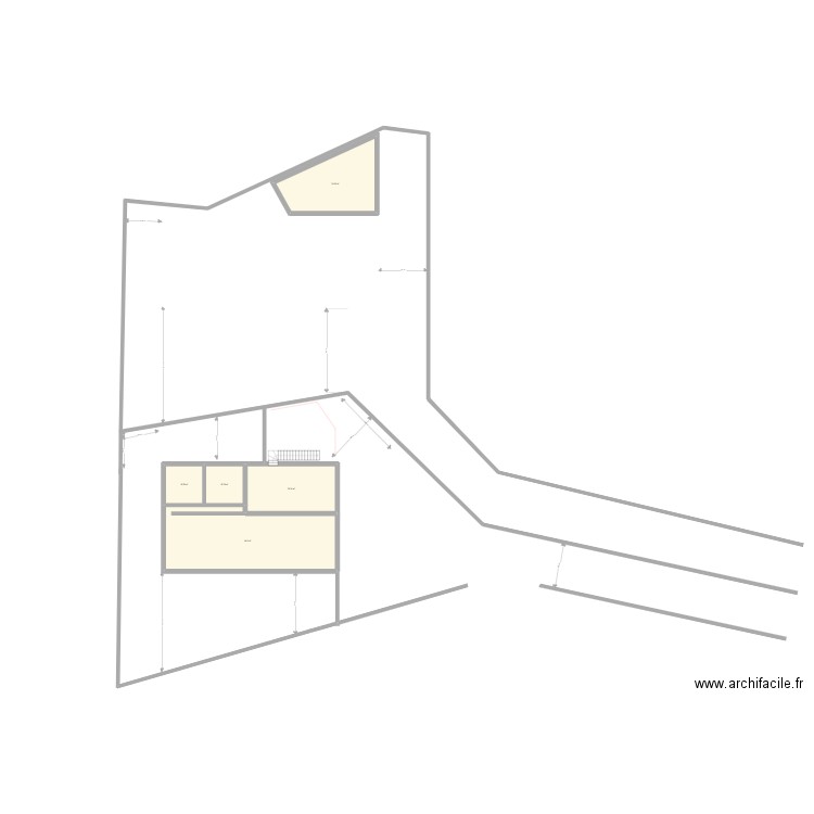 Masse Bisca Maison A. Plan de 5 pièces et 154 m2