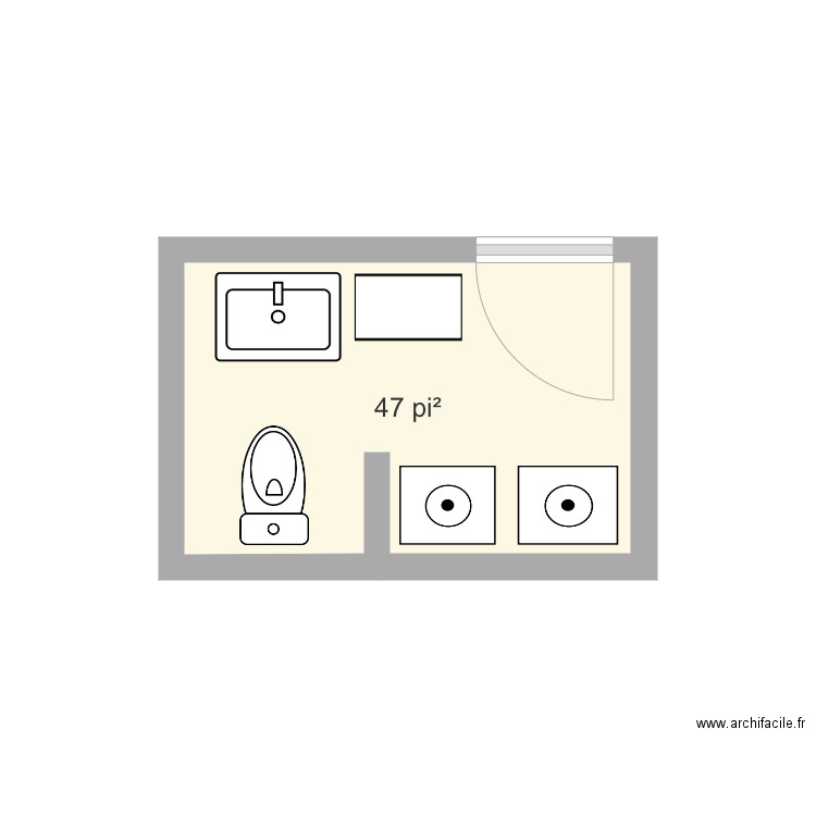 Salle de lavage chalet. Plan de 0 pièce et 0 m2