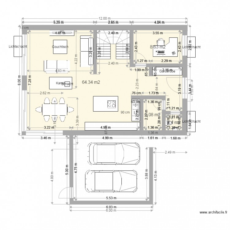 Haus LAIM EG 8x12. Plan de 0 pièce et 0 m2