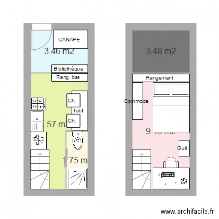 Tiny house Clarisse. Plan de 0 pièce et 0 m2