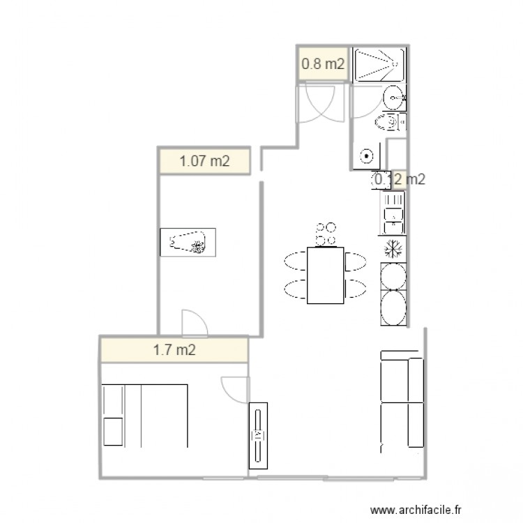 20150827 sdb entrée et salon veranda. Plan de 0 pièce et 0 m2