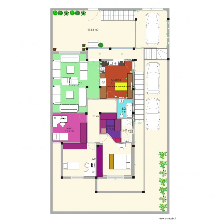 Projet étage Fourti 03042015 plan électrique. Plan de 0 pièce et 0 m2