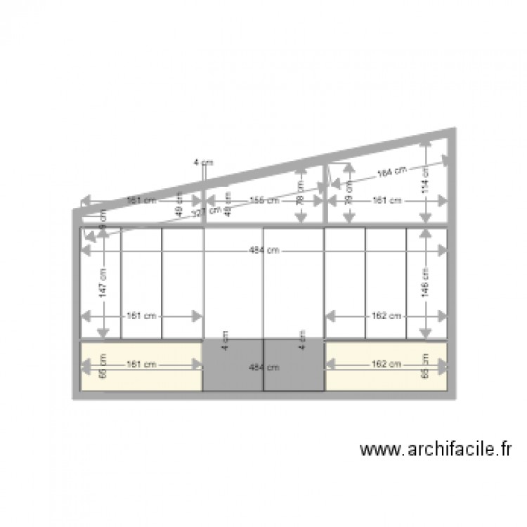 Facade Veranda 2. Plan de 0 pièce et 0 m2