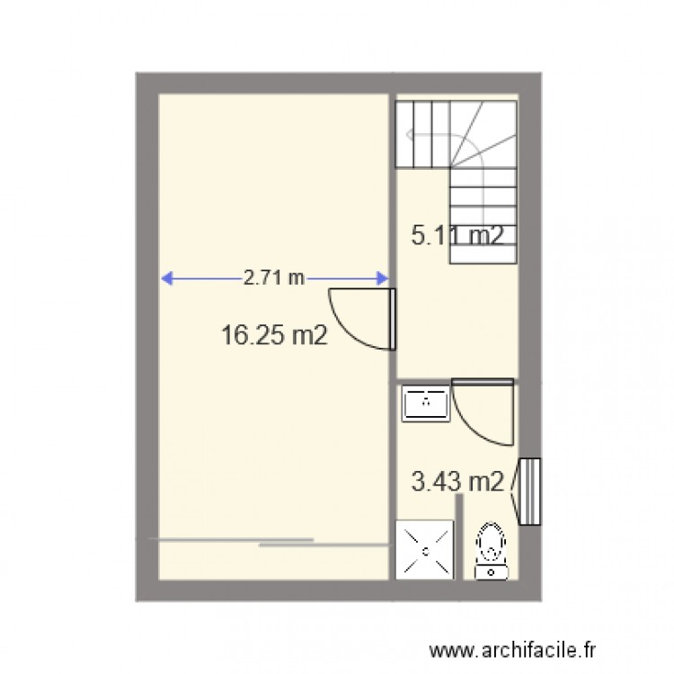 IFP BOIS étage. Plan de 0 pièce et 0 m2