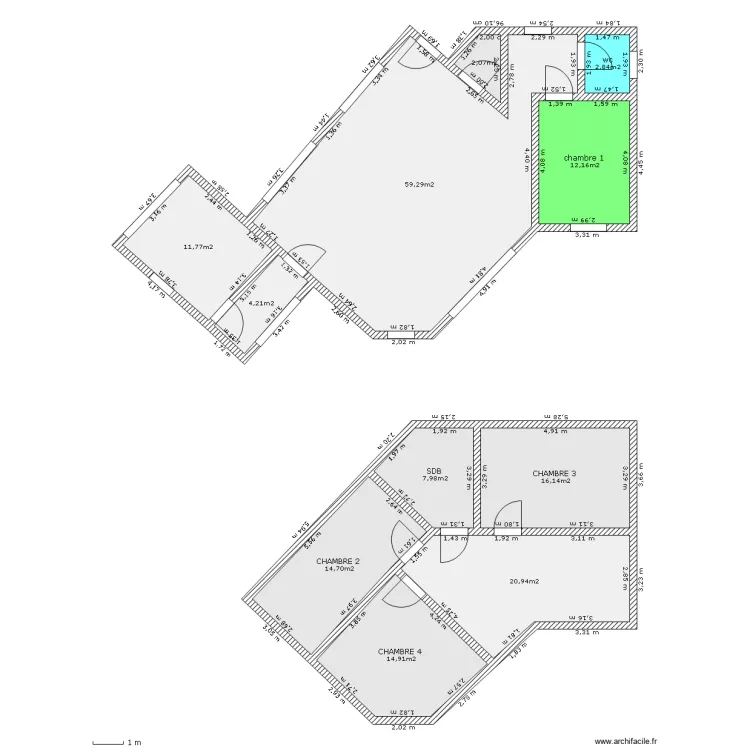 maison 1. Plan de maison 1. Plan de