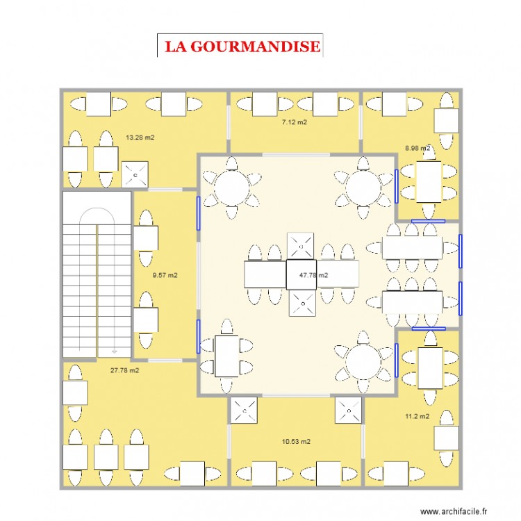 LA GOURMANDISE 01 STOCK. Plan de 0 pièce et 0 m2