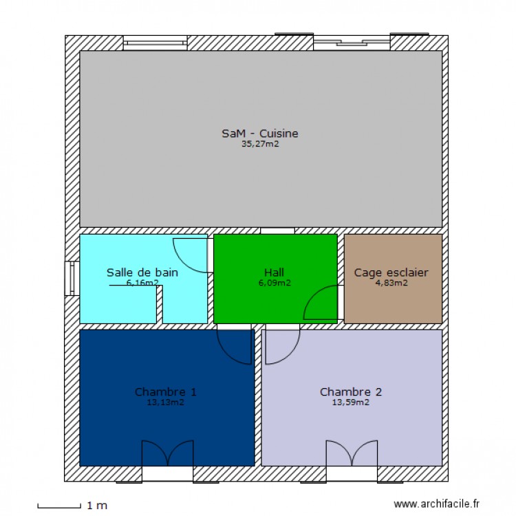 Second etage (1). Plan de 0 pièce et 0 m2