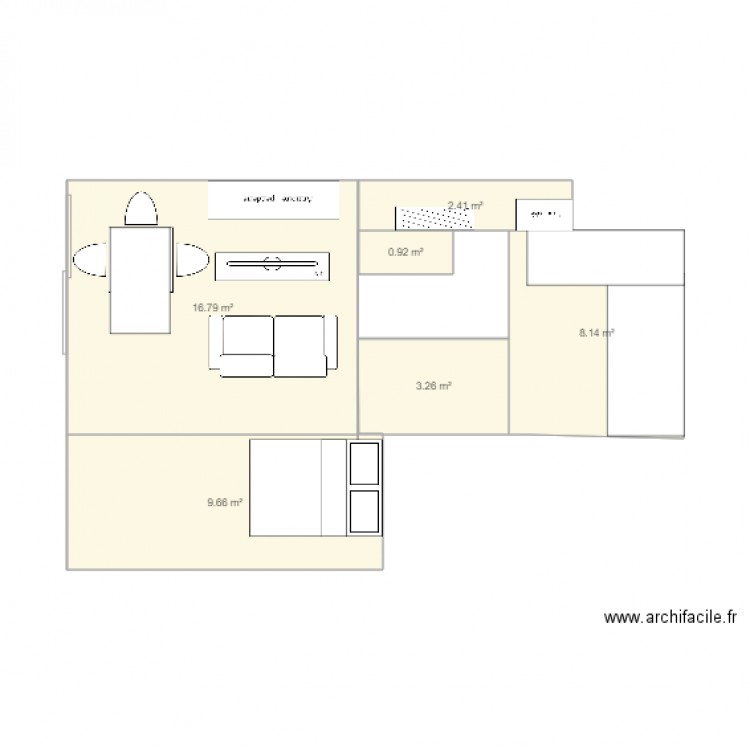 Appartement Pessac 2. Plan de 0 pièce et 0 m2