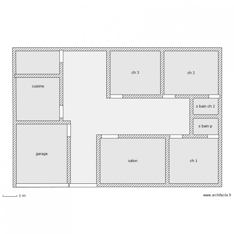 plan maison k