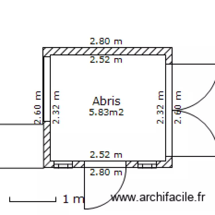 Abris de jardin annexe01. Plan de Abris de jardin annexe01. Plan de