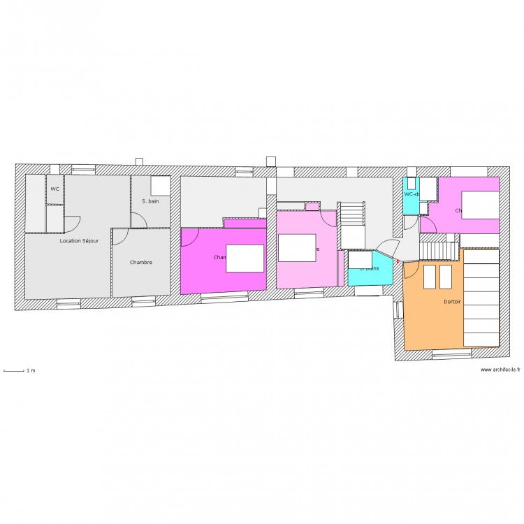 Chamberthaud 1er Etage Projet 10-2. Plan de 0 pièce et 0 m2