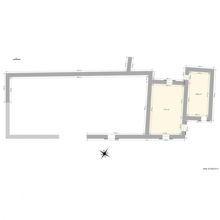 landrais actuel etage. Plan de 0 pièce et 0 m2