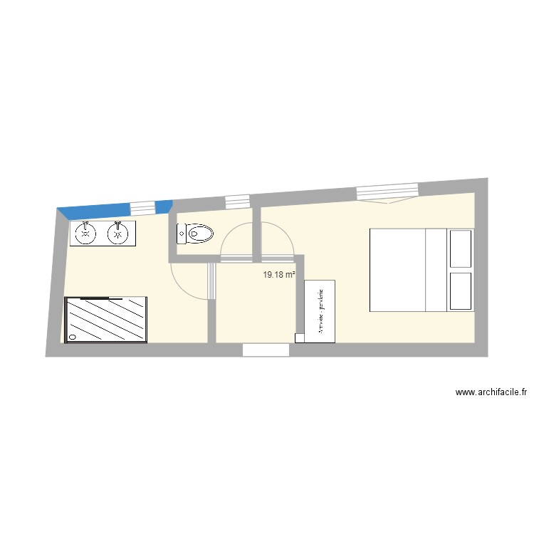 Extension Suss 1er Etage V1. Plan de 0 pièce et 0 m2