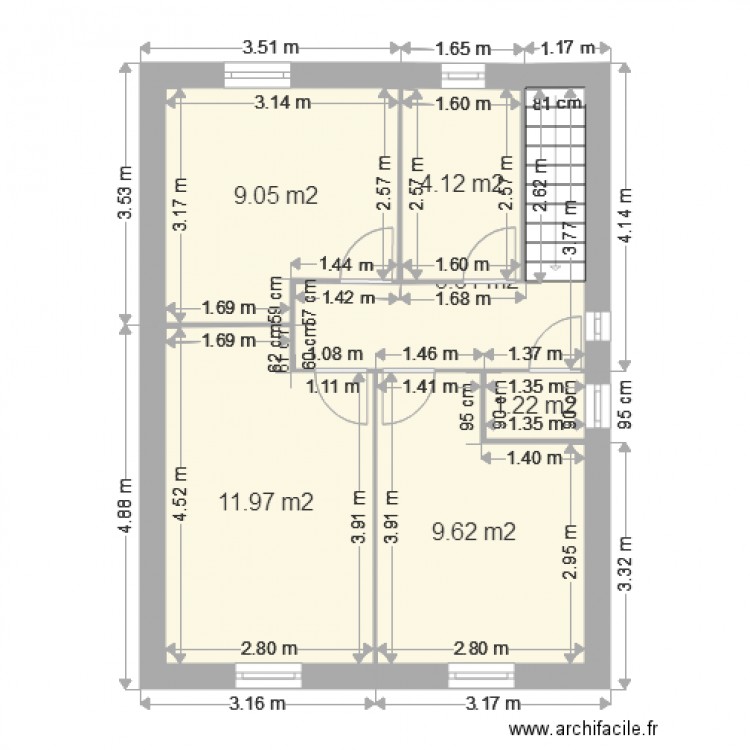 etage4. Plan de 0 pièce et 0 m2