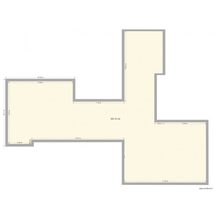 Cezanne mètrage RDC. Plan de 0 pièce et 0 m2