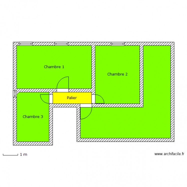 Jules Ferry Etage 2. Plan de 0 pièce et 0 m2